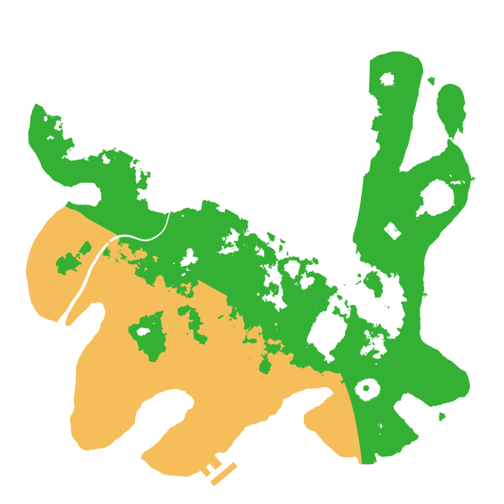 Biome Rust Map: Procedural Map, Size: 3300, Seed: 1068447910