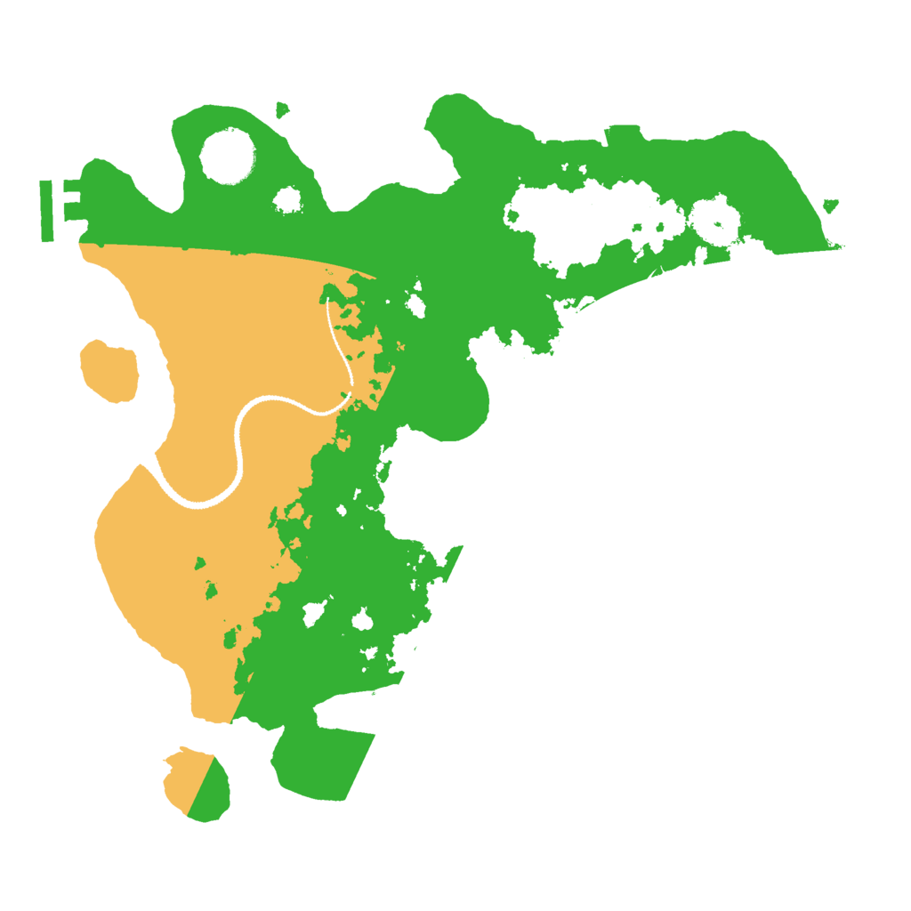 Biome Rust Map: Procedural Map, Size: 3000, Seed: 63276748