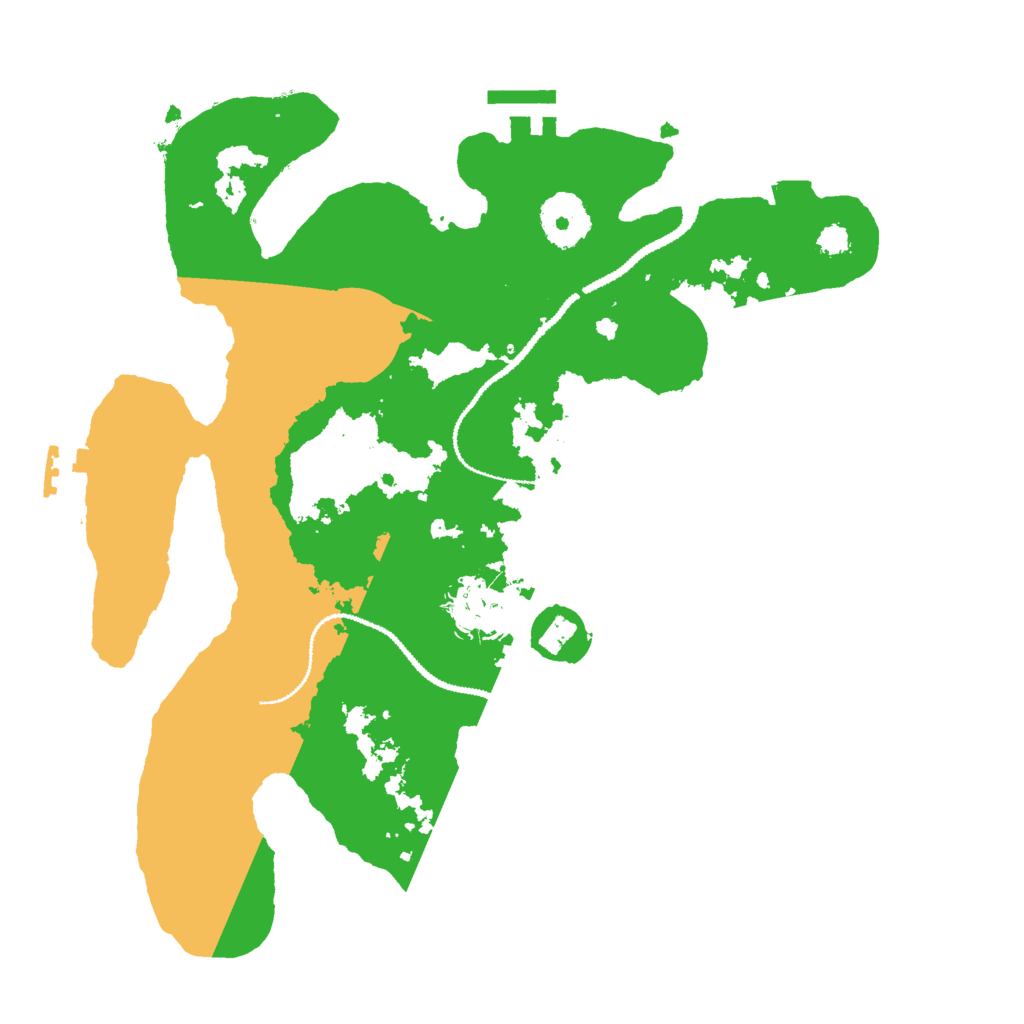 Biome Rust Map: Procedural Map, Size: 3000, Seed: 12733