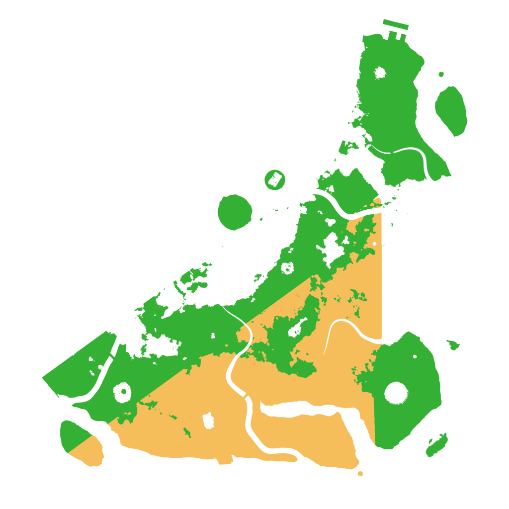 Biome Rust Map: Procedural Map, Size: 4000, Seed: 18242982