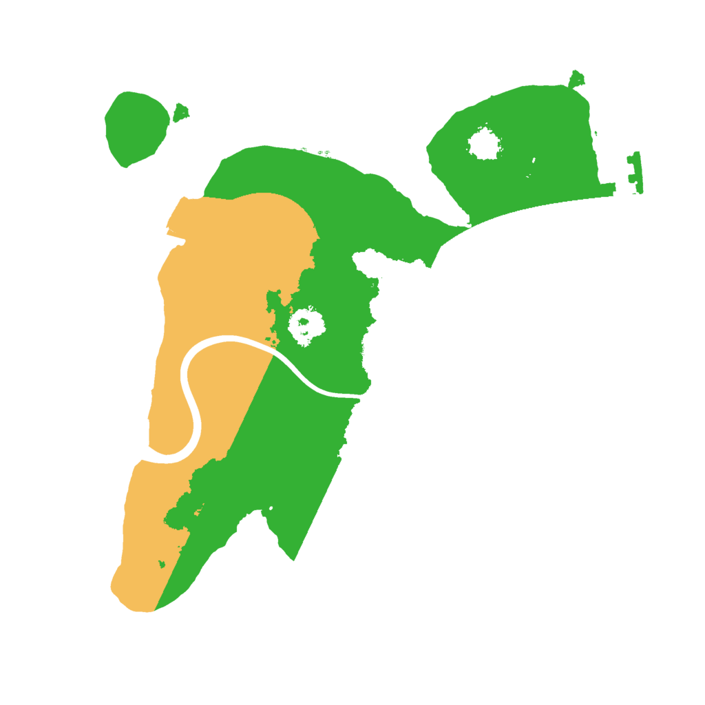 Biome Rust Map: Procedural Map, Size: 2000, Seed: 951617145