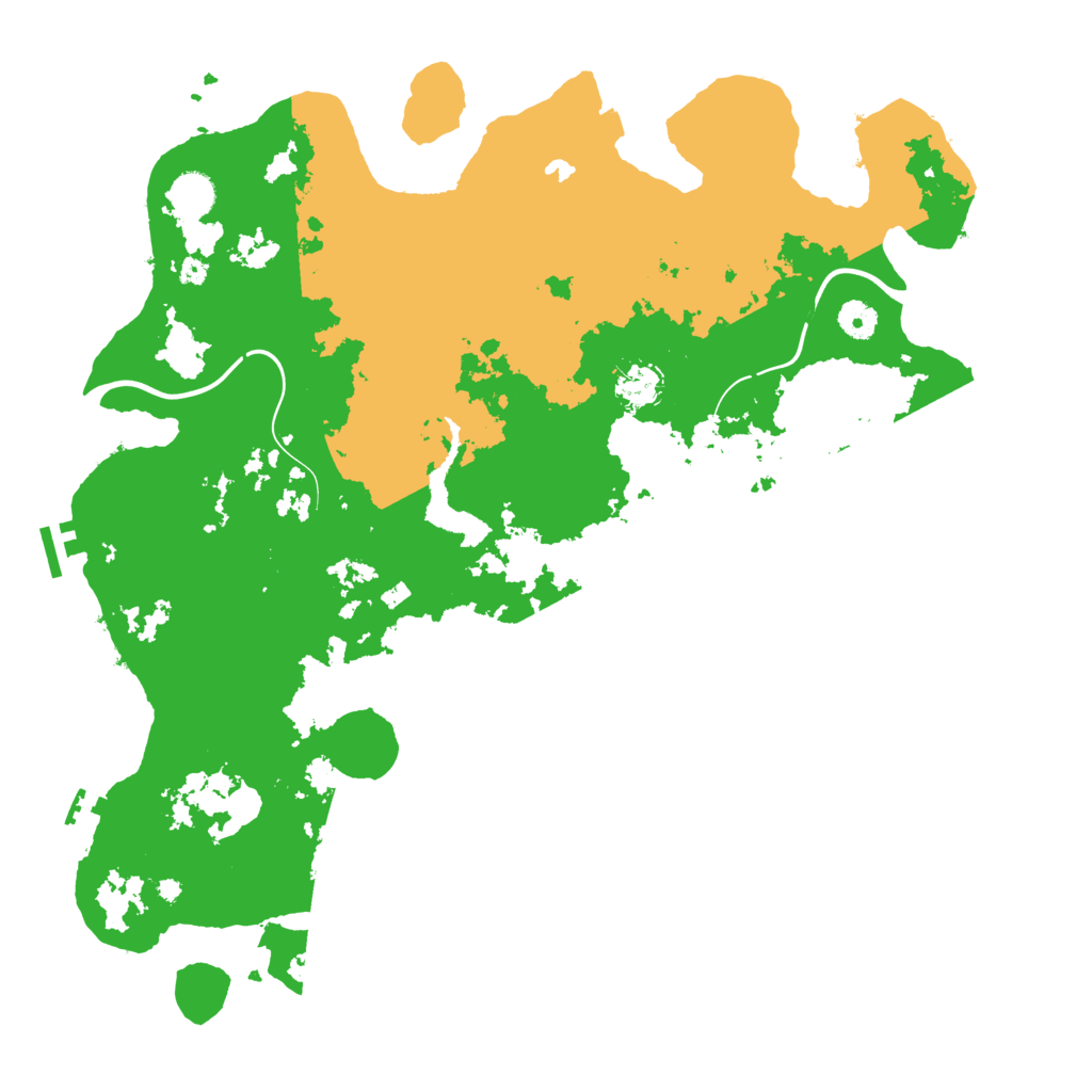 Biome Rust Map: Procedural Map, Size: 4277, Seed: 481981