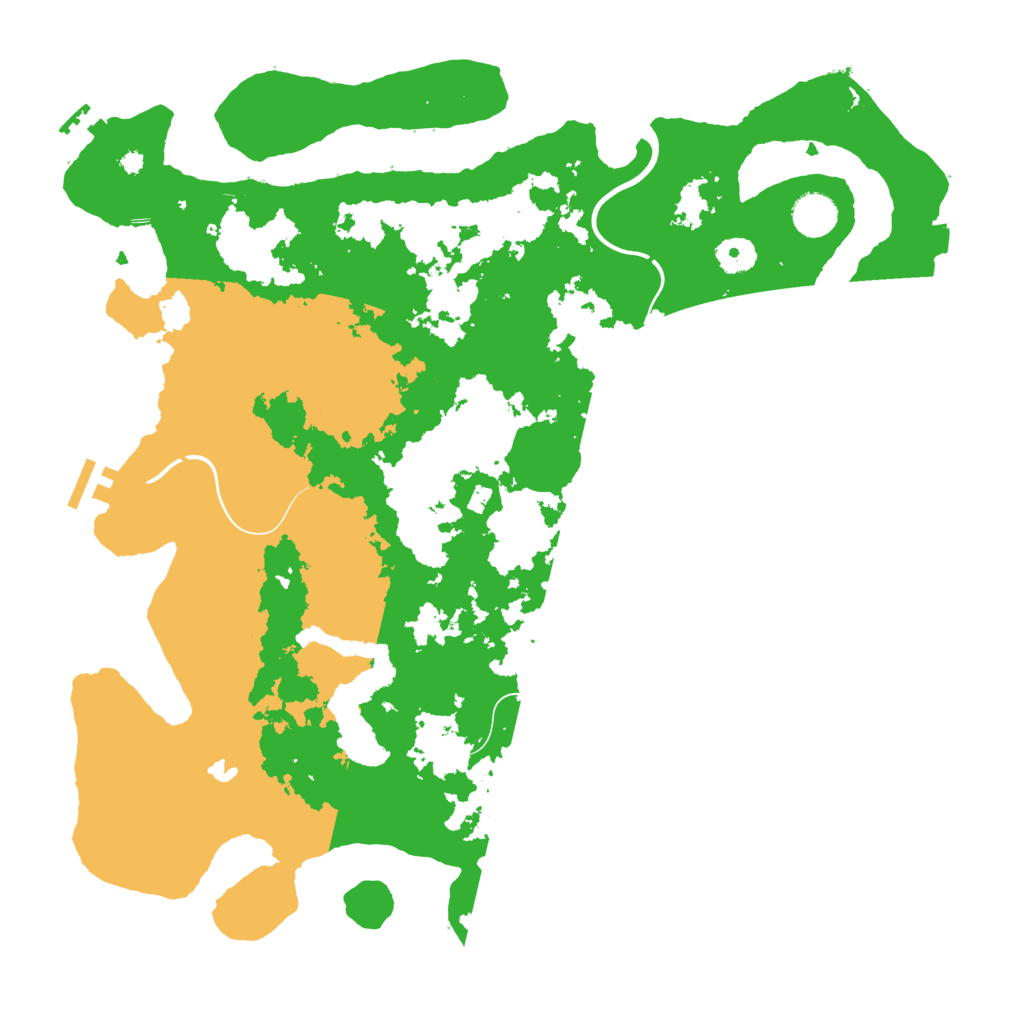 Biome Rust Map: Procedural Map, Size: 4050, Seed: 1670024282