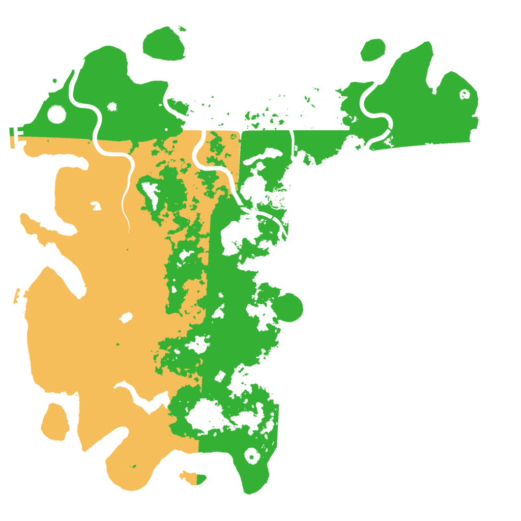 Biome Rust Map: Procedural Map, Size: 5000, Seed: 3059834
