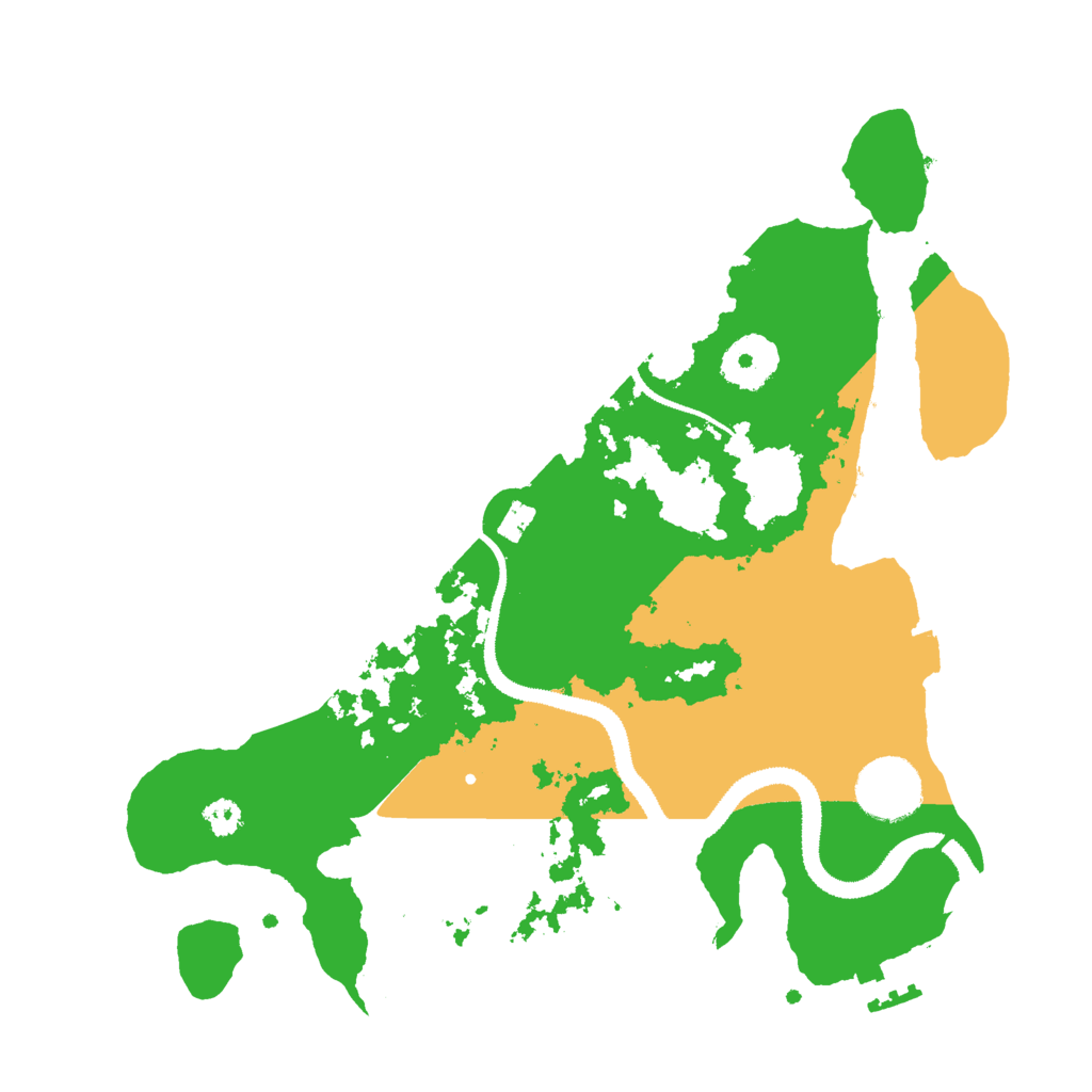 Biome Rust Map: Procedural Map, Size: 3000, Seed: 3575