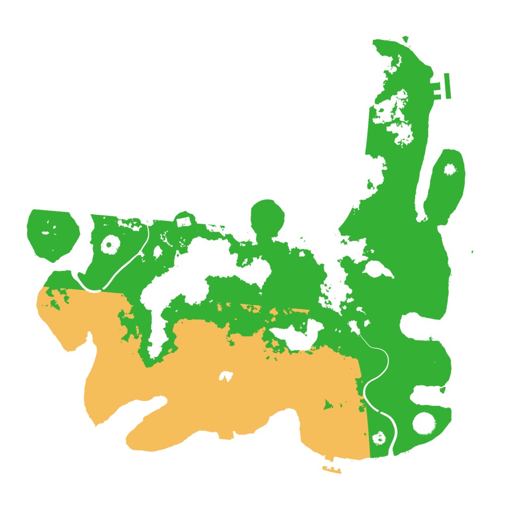 Biome Rust Map: Procedural Map, Size: 4000, Seed: 1674697694