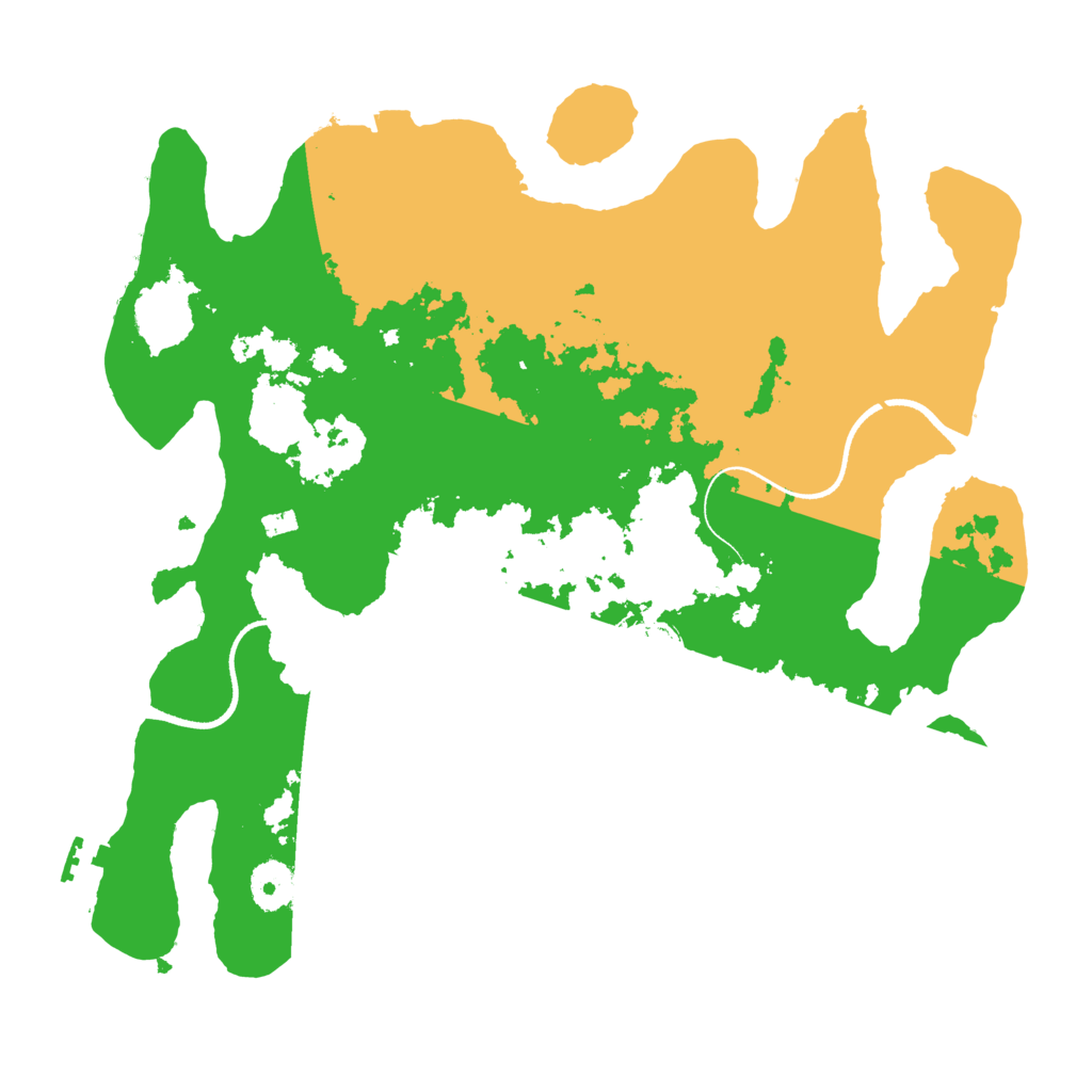 Biome Rust Map: Procedural Map, Size: 3500, Seed: 38567