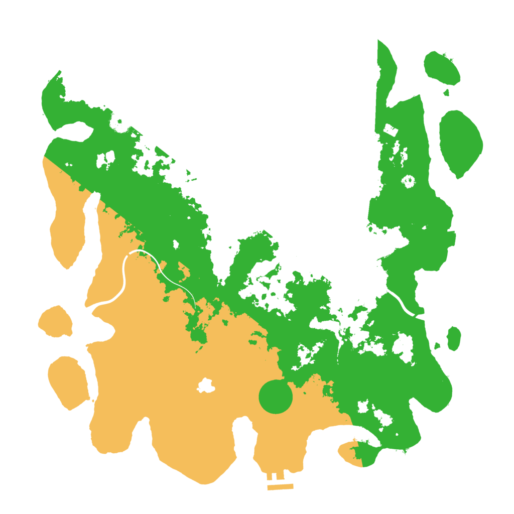 Biome Rust Map: Procedural Map, Size: 4000, Seed: 885877735