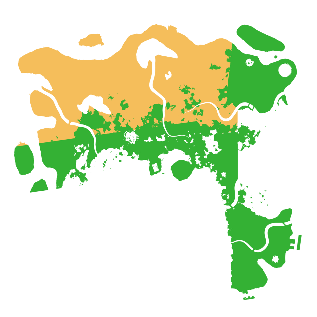 Biome Rust Map: Procedural Map, Size: 4250, Seed: 29524051