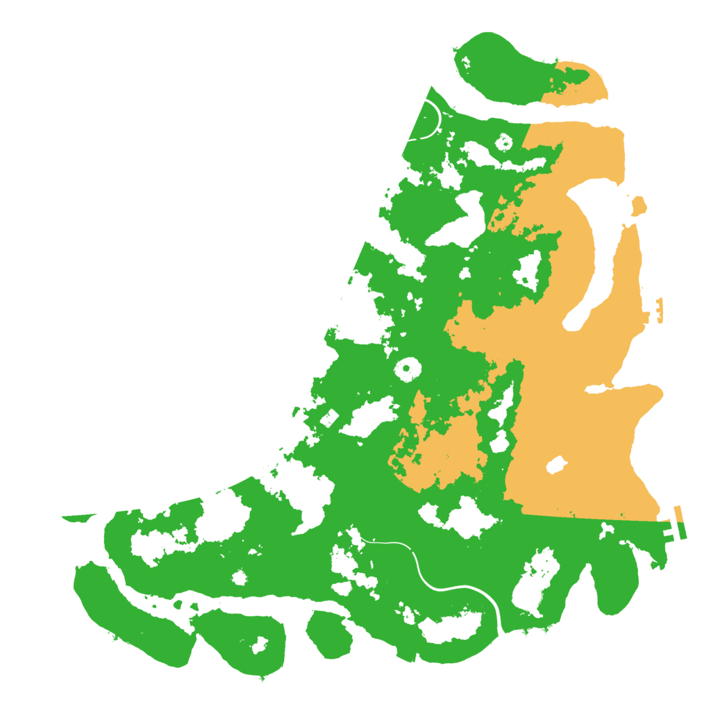 Biome Rust Map: Procedural Map, Size: 4250, Seed: 80195083