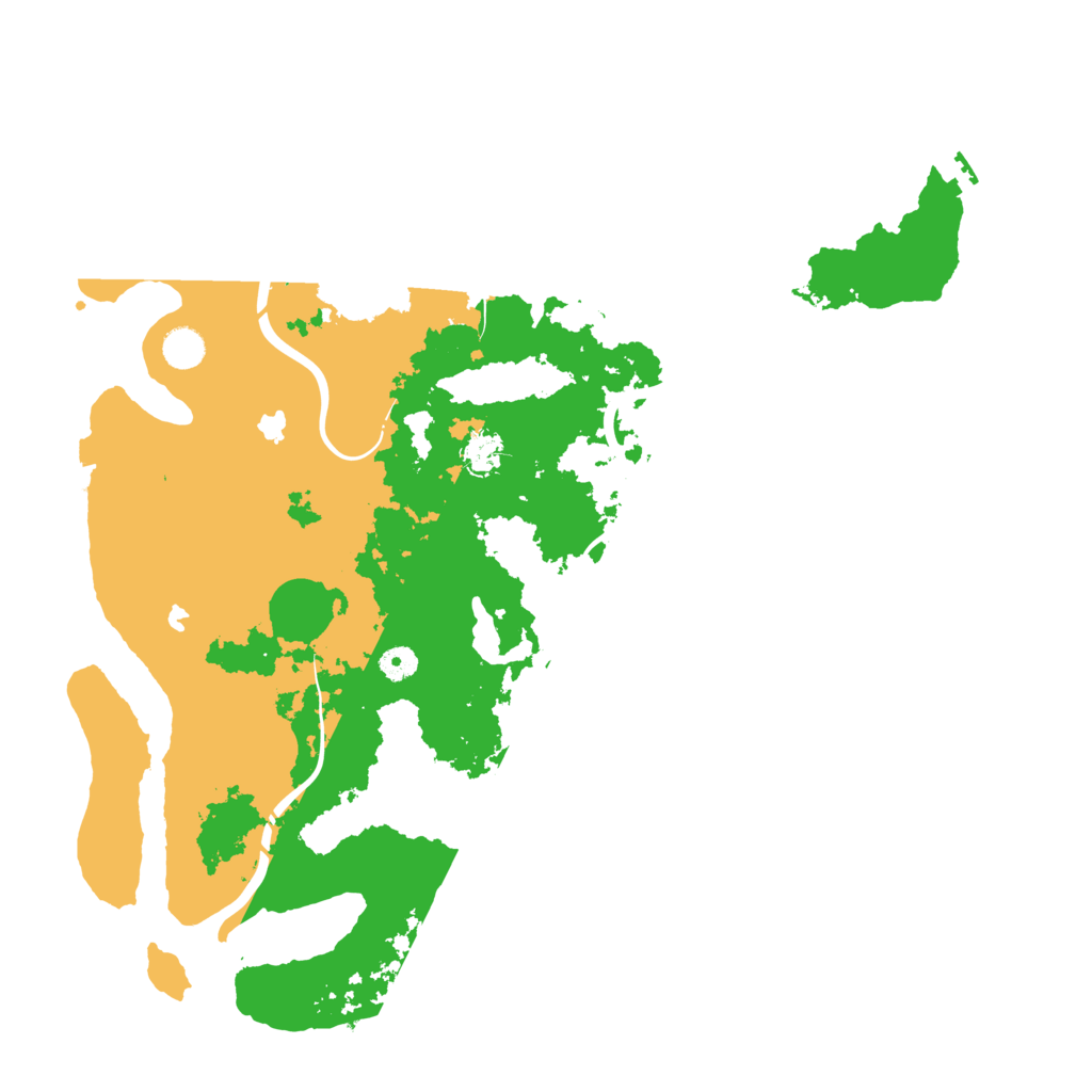 Biome Rust Map: Procedural Map, Size: 4600, Seed: 10