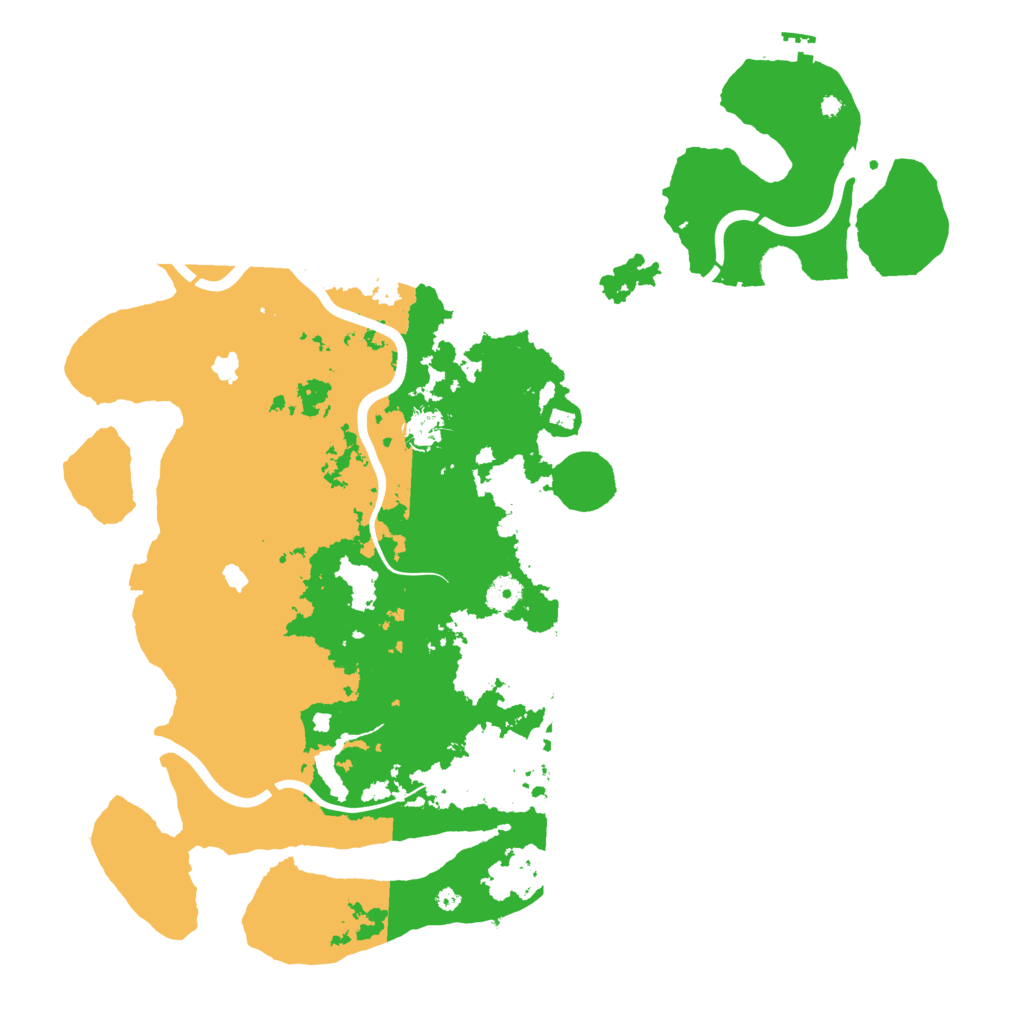Biome Rust Map: Procedural Map, Size: 4500, Seed: 2030825155