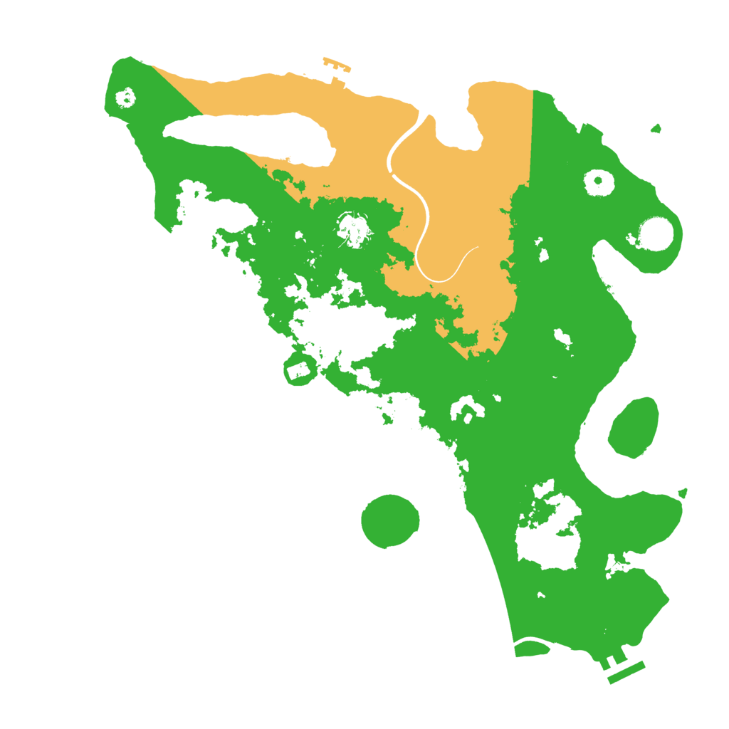 Biome Rust Map: Procedural Map, Size: 3750, Seed: 39935047