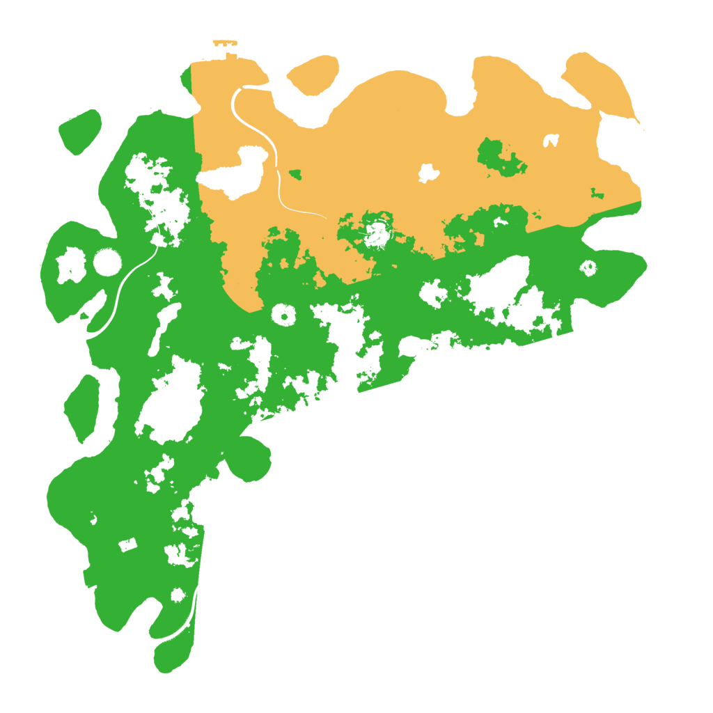 Biome Rust Map: Procedural Map, Size: 4500, Seed: 1041986513