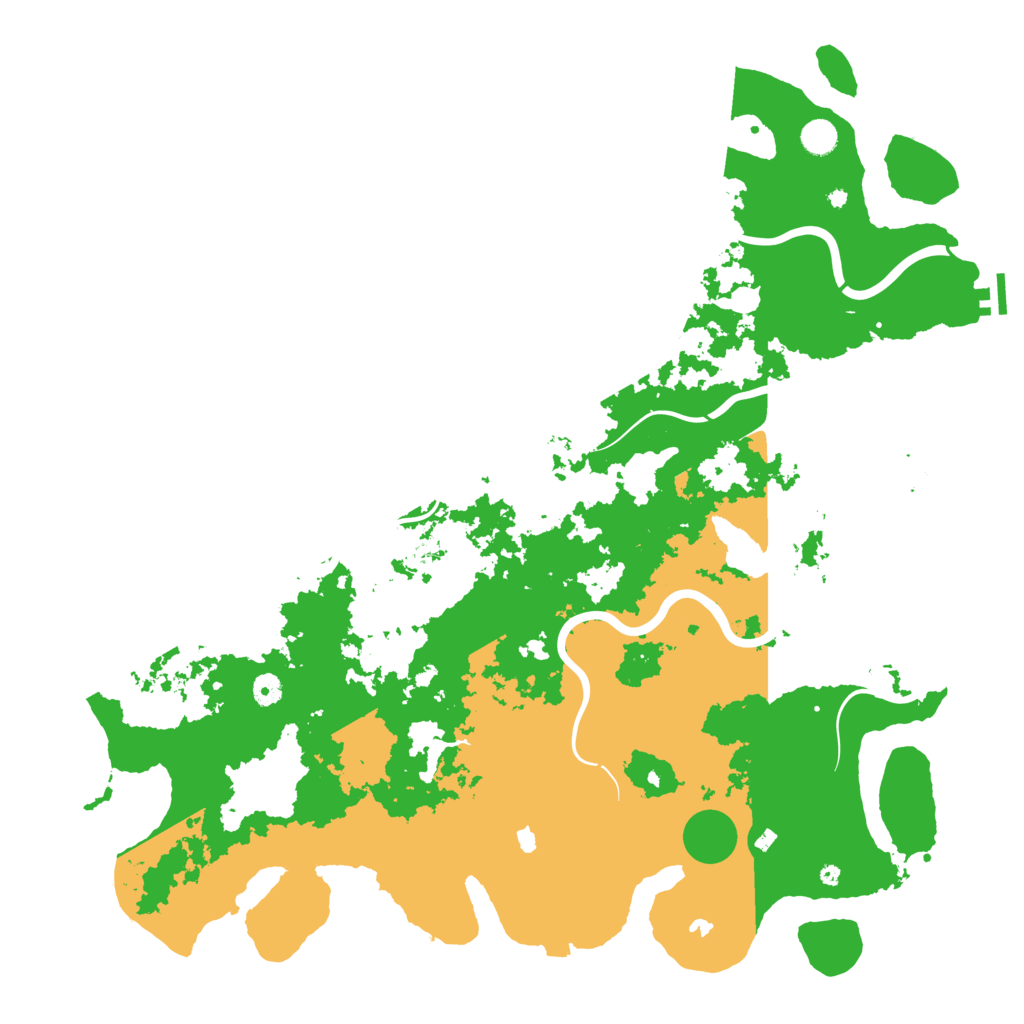 Biome Rust Map: Procedural Map, Size: 5000, Seed: 58375
