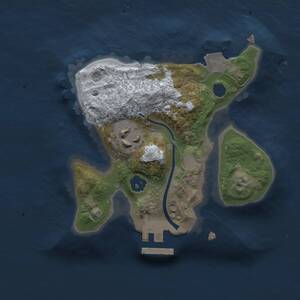 Thumbnail Rust Map: Procedural Map, Size: 1900, Seed: 563206486, 3 Monuments