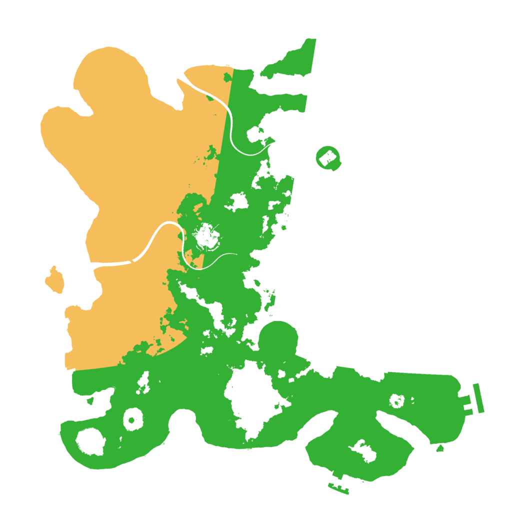 Biome Rust Map: Procedural Map, Size: 3500, Seed: 925121038