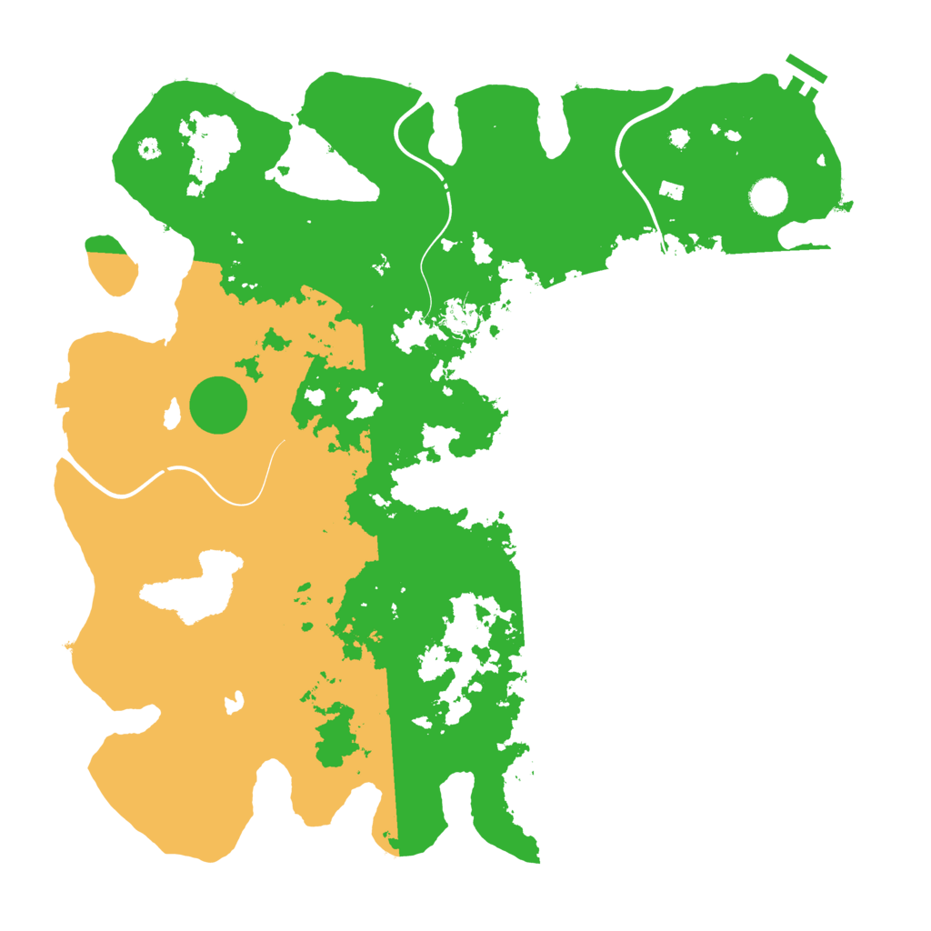 Biome Rust Map: Procedural Map, Size: 4250, Seed: 708610769