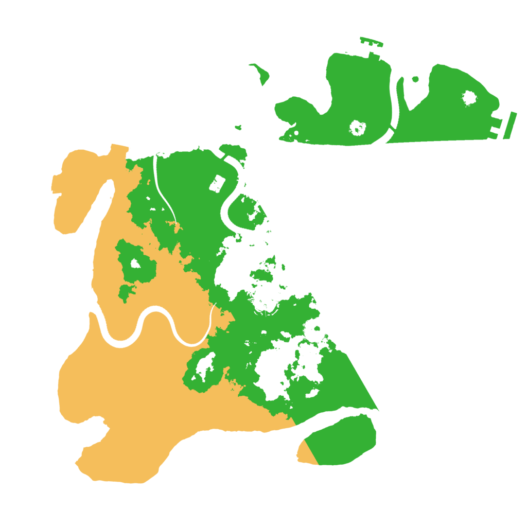 Biome Rust Map: Procedural Map, Size: 3350, Seed: 28647359