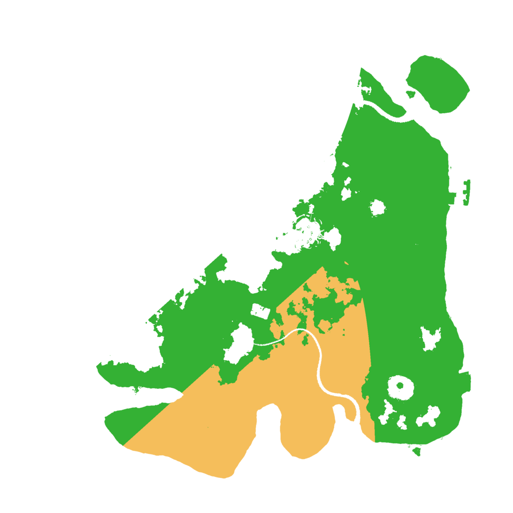 Biome Rust Map: Procedural Map, Size: 3000, Seed: 1016038638