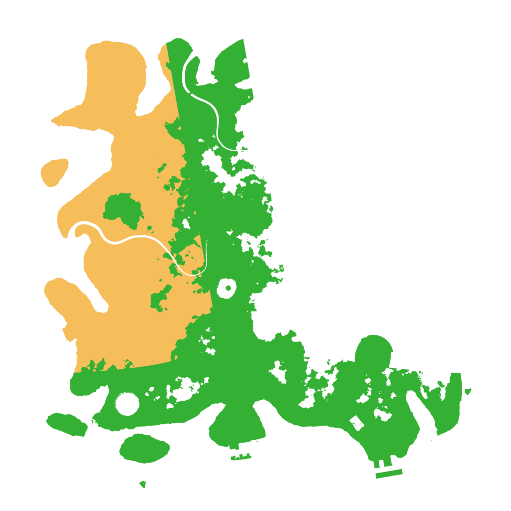 Biome Rust Map: Procedural Map, Size: 3850, Seed: 52284247