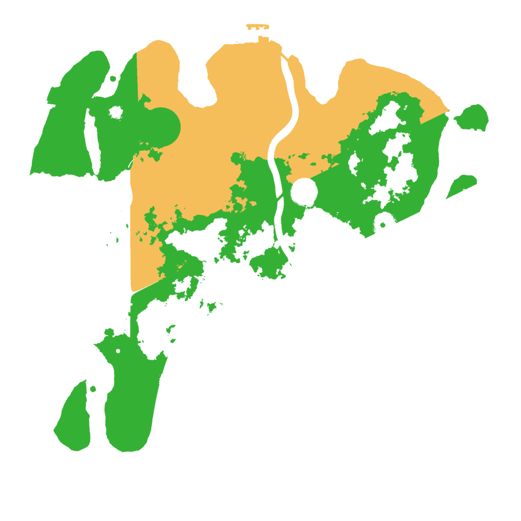 Biome Rust Map: Procedural Map, Size: 3500, Seed: 844453093