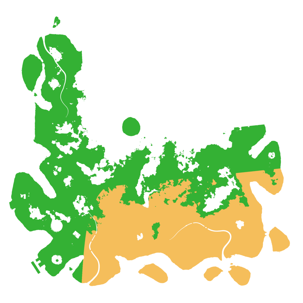 Biome Rust Map: Procedural Map, Size: 4500, Seed: 425222642