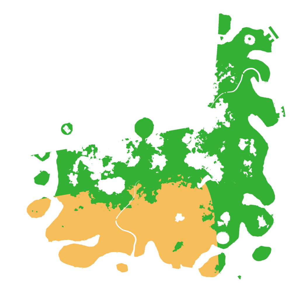 Biome Rust Map: Procedural Map, Size: 4250, Seed: 490825622