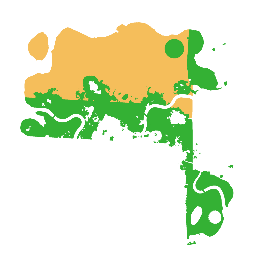 Biome Rust Map: Procedural Map, Size: 3500, Seed: 467900413