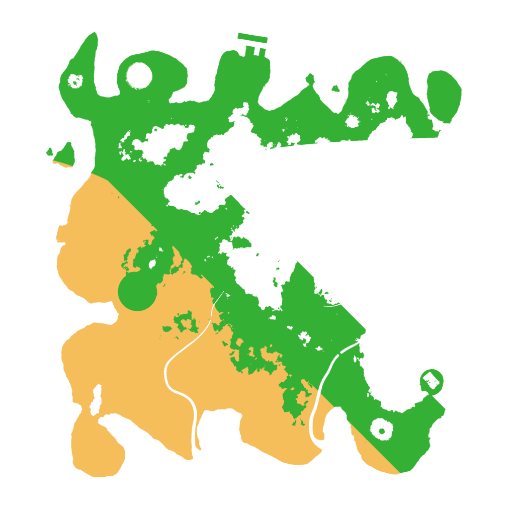 Biome Rust Map: Procedural Map, Size: 3500, Seed: 1724614223