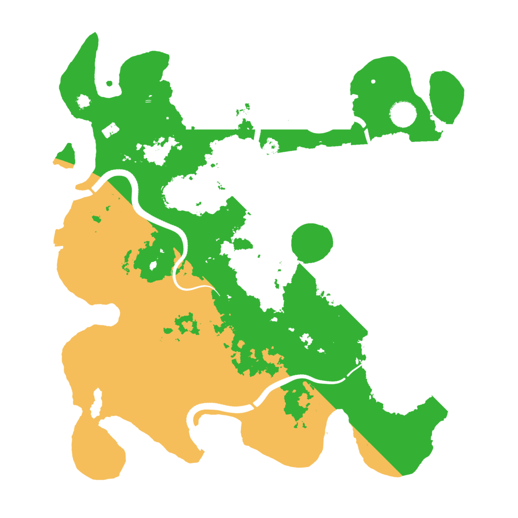 Biome Rust Map: Procedural Map, Size: 3500, Seed: 1724614223
