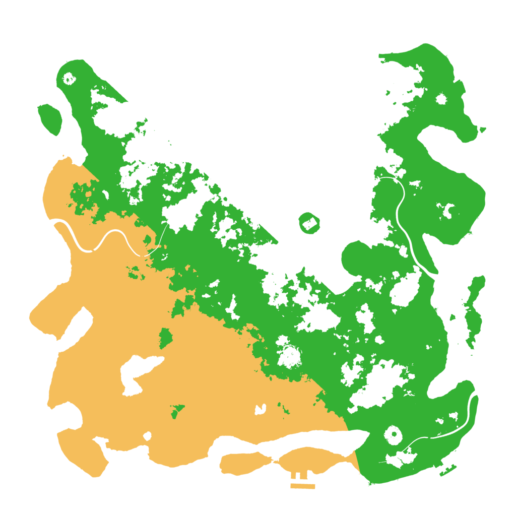 Biome Rust Map: Procedural Map, Size: 4250, Seed: 172614