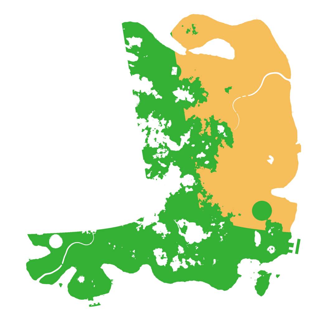 Biome Rust Map: Procedural Map, Size: 4250, Seed: 949165