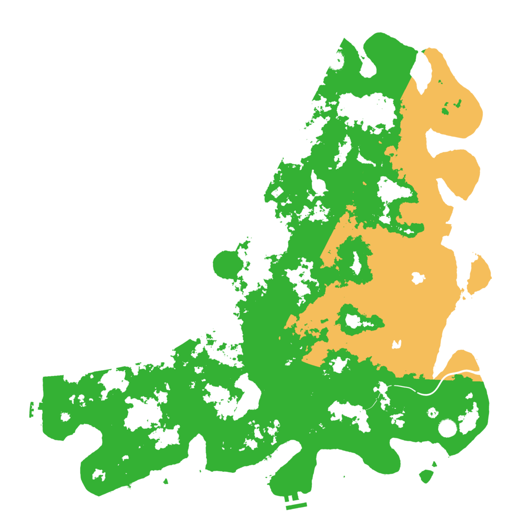 Biome Rust Map: Procedural Map, Size: 5000, Seed: 65655