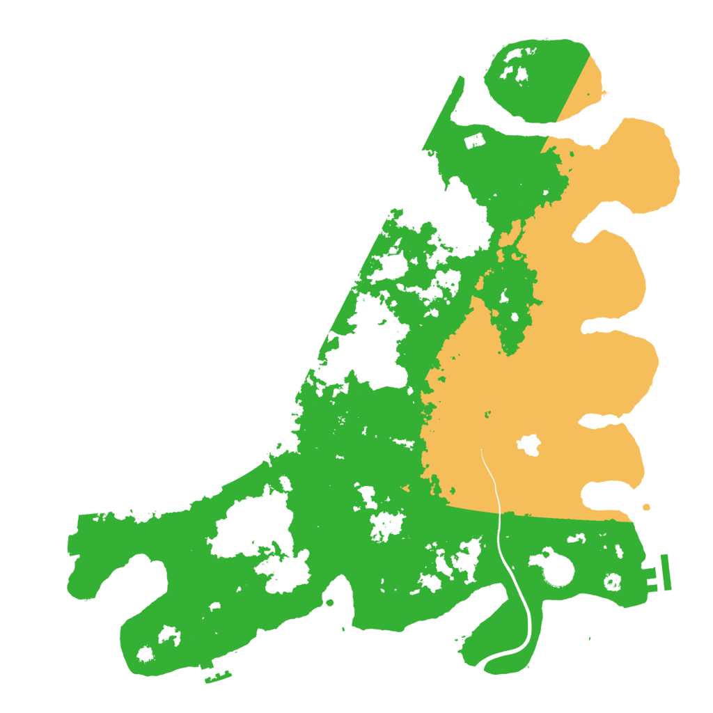 Biome Rust Map: Procedural Map, Size: 4000, Seed: 65655