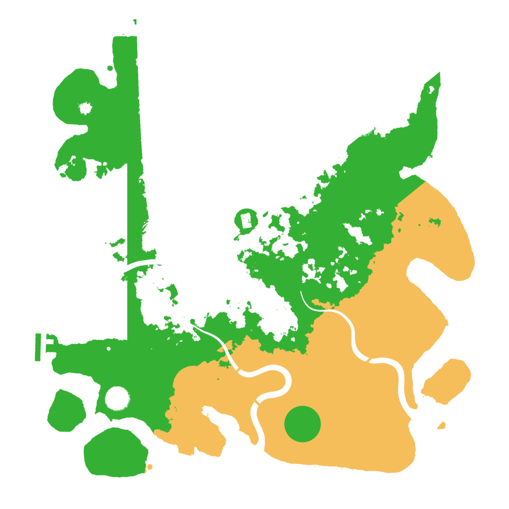 Biome Rust Map: Procedural Map, Size: 3700, Seed: 1915848047