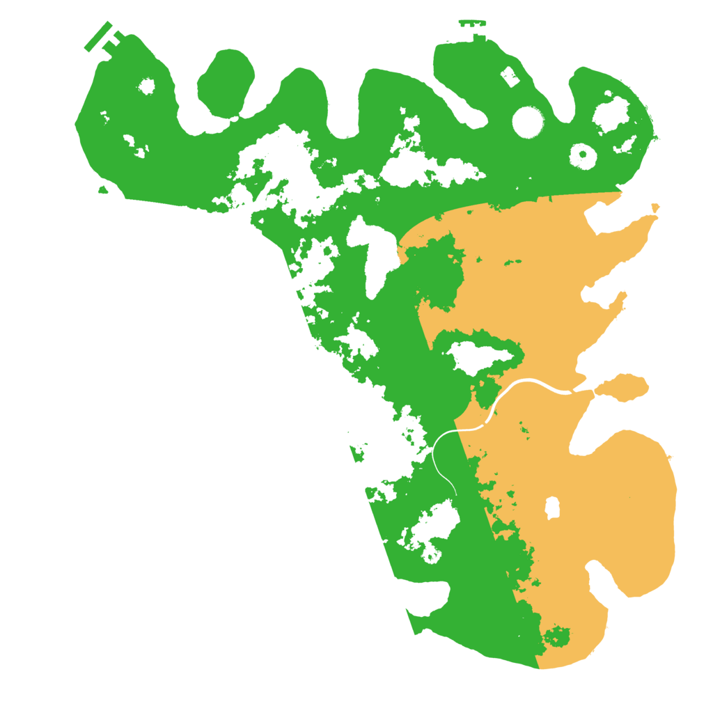 Biome Rust Map: Procedural Map, Size: 4000, Seed: 1073125995