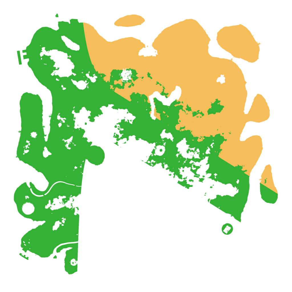 Biome Rust Map: Procedural Map, Size: 4250, Seed: 1280430322