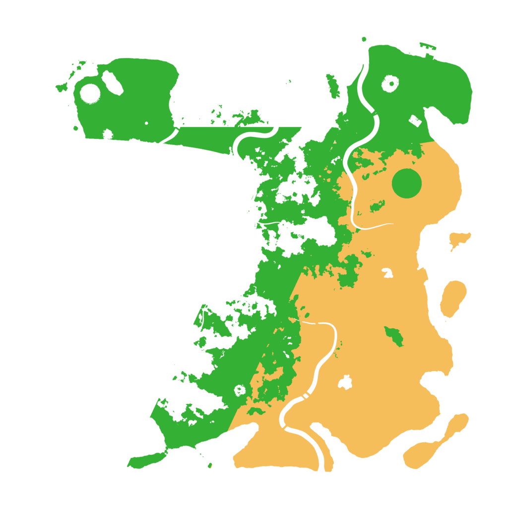 Biome Rust Map: Procedural Map, Size: 4500, Seed: 26662044