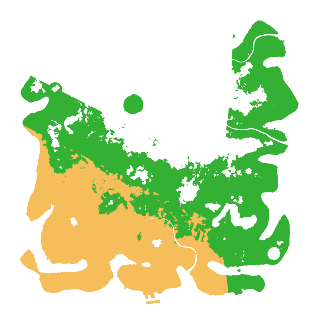 Biome Rust Map: Procedural Map, Size: 4500, Seed: 61749879