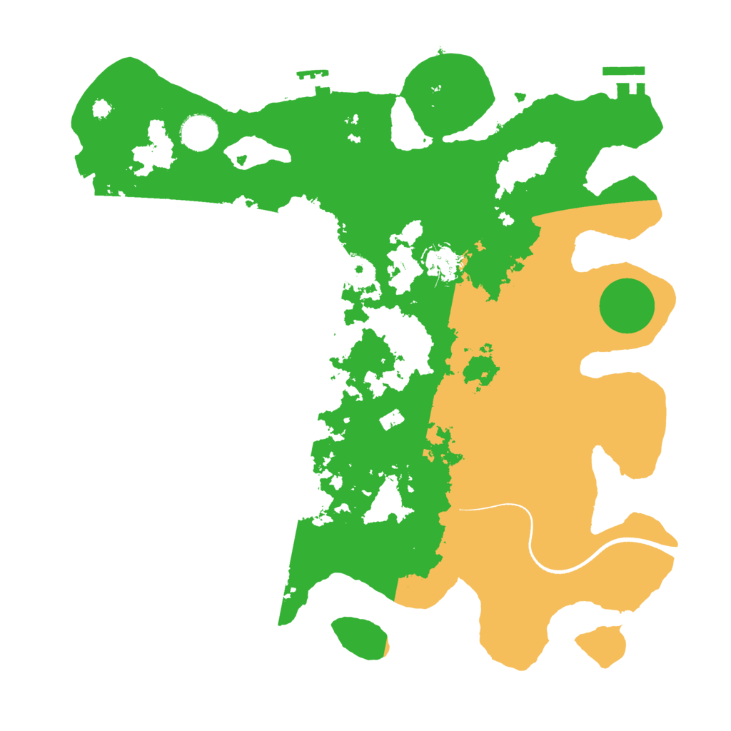 Biome Rust Map: Procedural Map, Size: 3500, Seed: 45646