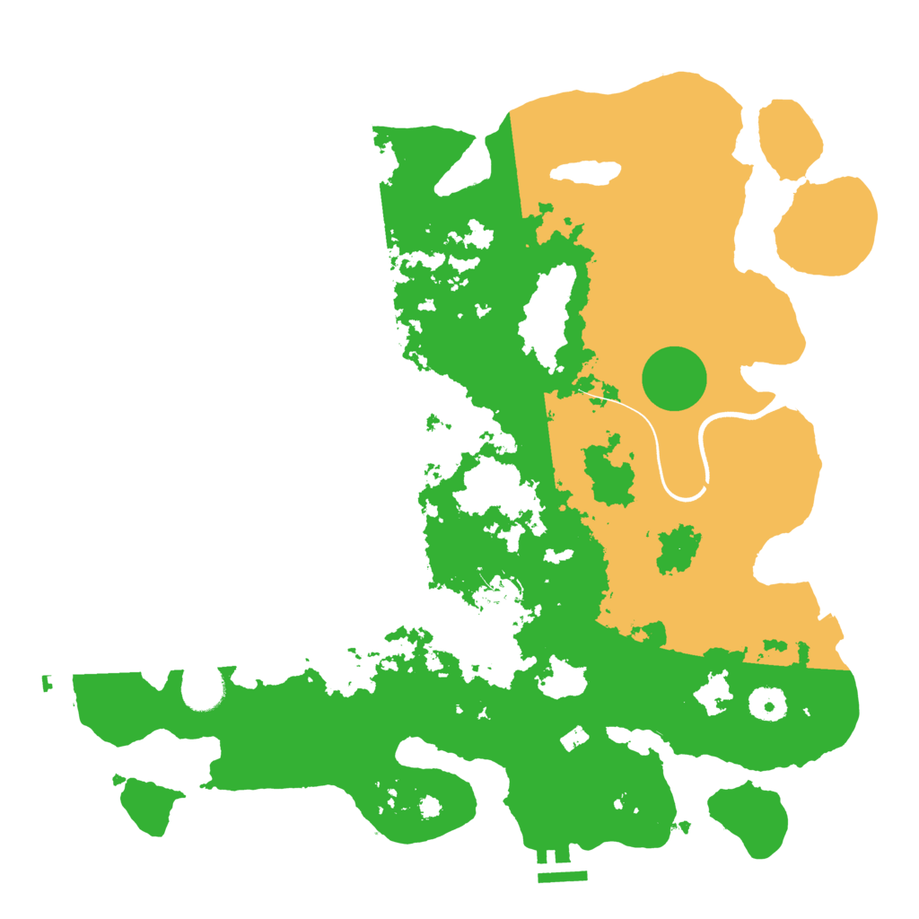 Biome Rust Map: Procedural Map, Size: 3750, Seed: 442422347