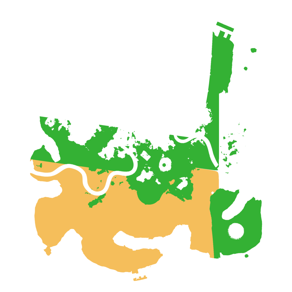 Biome Rust Map: Procedural Map, Size: 3250, Seed: 66965637