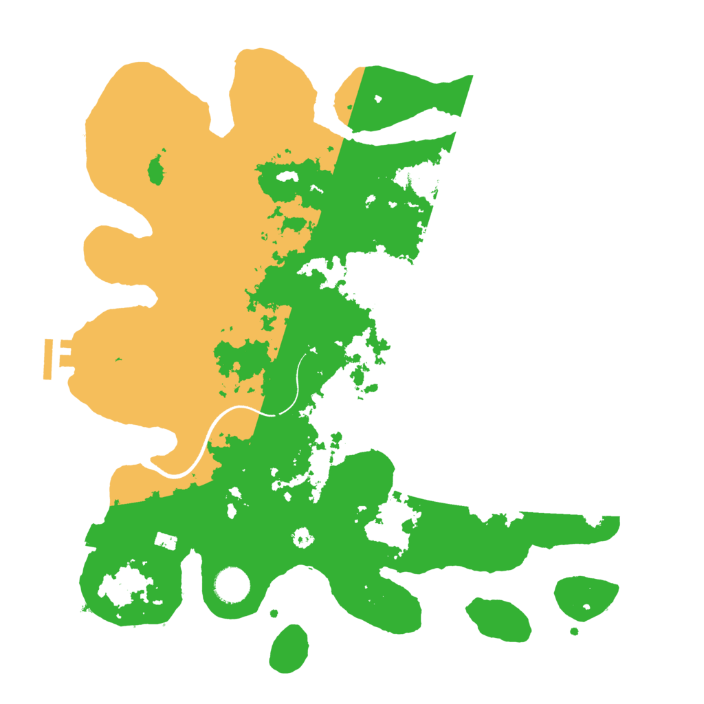 Biome Rust Map: Procedural Map, Size: 3500, Seed: 935514795