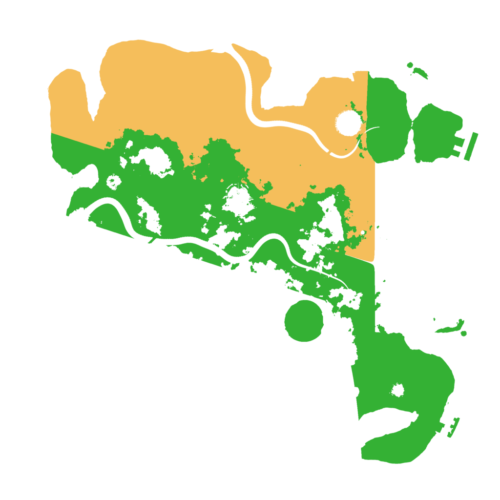 Biome Rust Map: Procedural Map, Size: 3500, Seed: 73249609