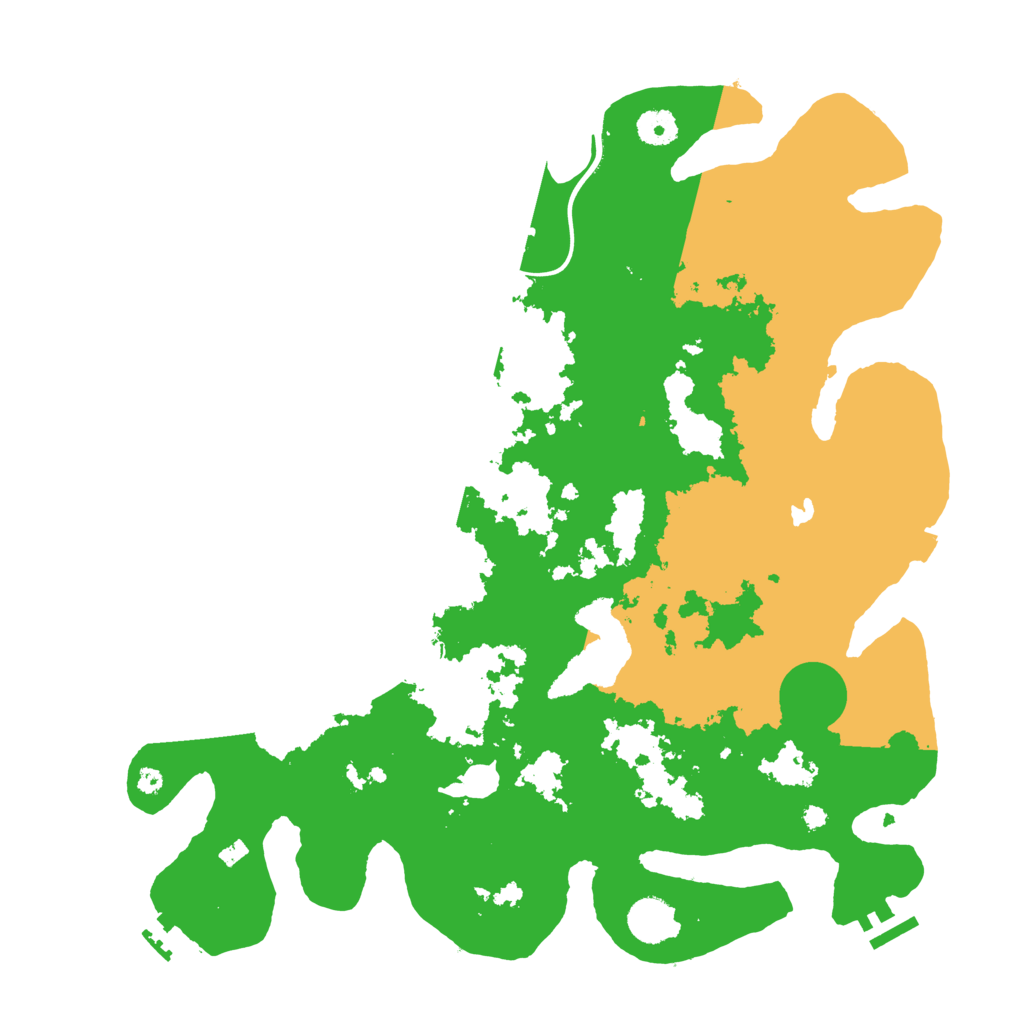 Biome Rust Map: Procedural Map, Size: 4000, Seed: 1258900