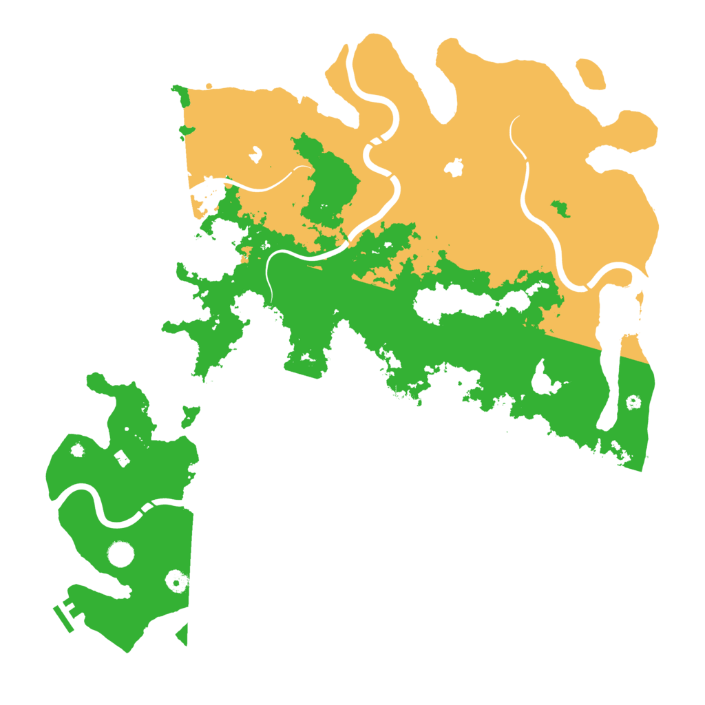 Biome Rust Map: Procedural Map, Size: 4750, Seed: 208