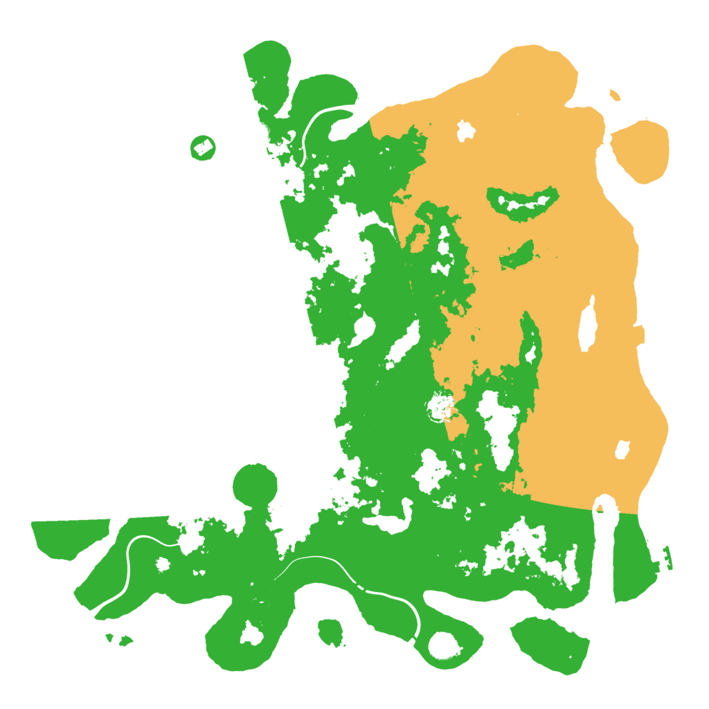 Biome Rust Map: Procedural Map, Size: 4500, Seed: 921758165