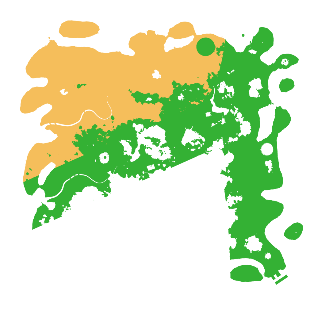 Biome Rust Map: Procedural Map, Size: 4500, Seed: 51231523