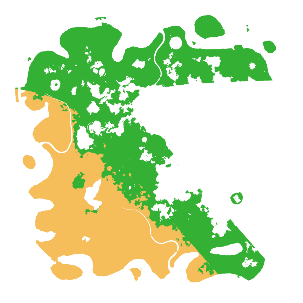 Biome Rust Map: Procedural Map, Size: 4250, Seed: 2036682943